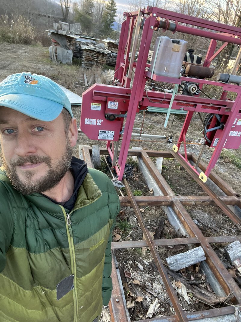Matt Christie at Green River Woods sawmill