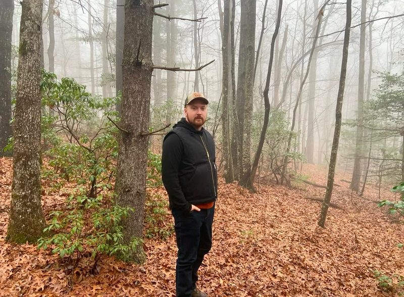 Robert Garren in the forest