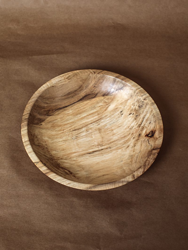 Spalted maple bowl by Tony Reed
